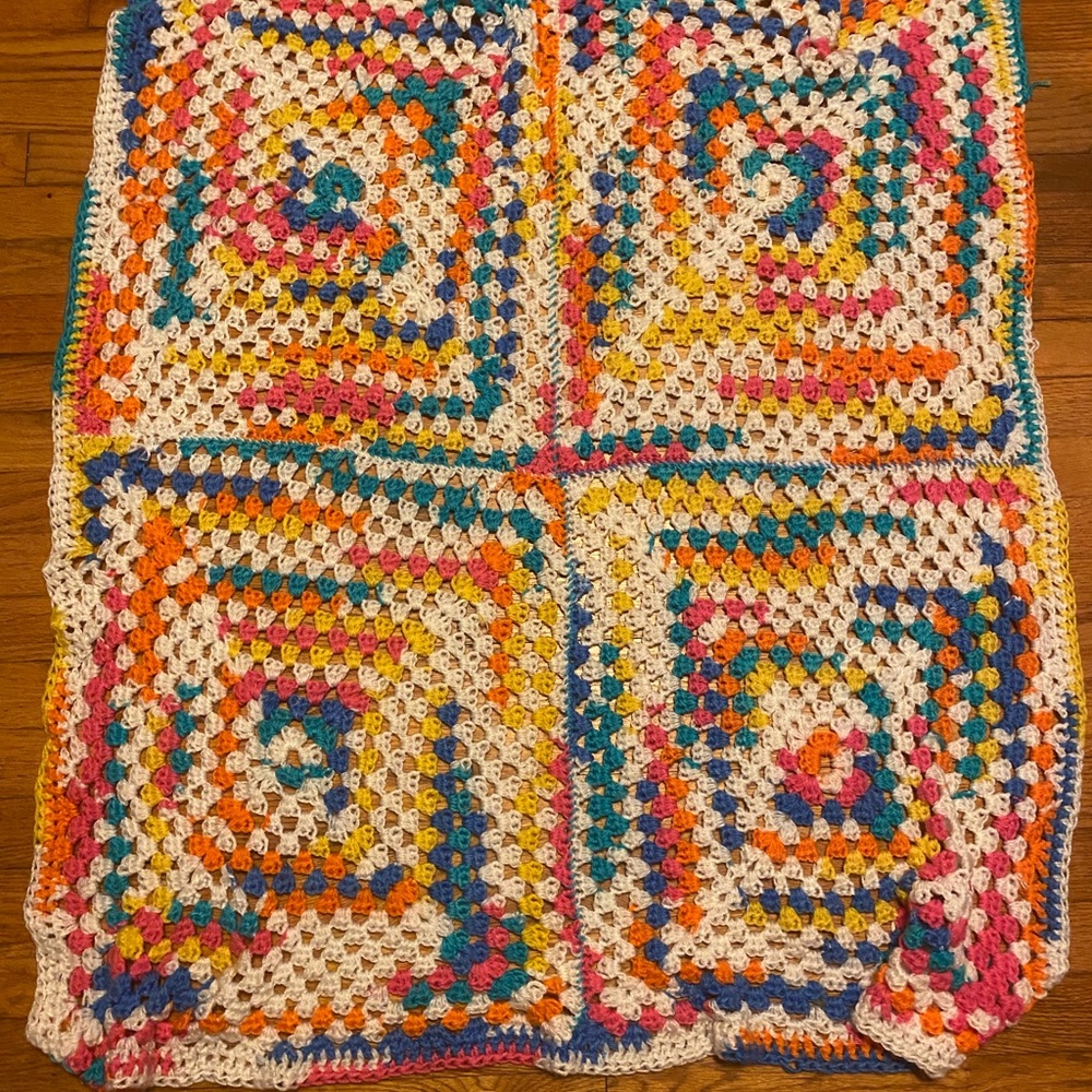Colorful Crochet Blanket